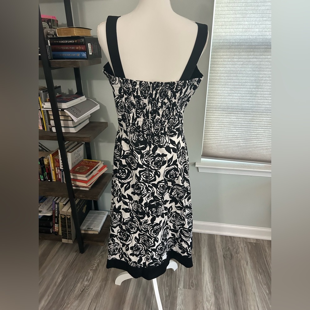Black and white dress